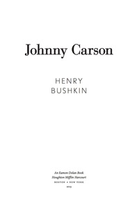 Cover image: Johnny Carson 9780544334489