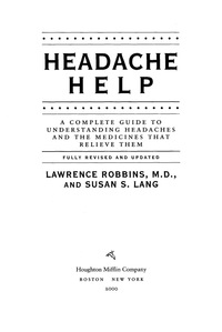 Cover image: Headache Help 9780618044368