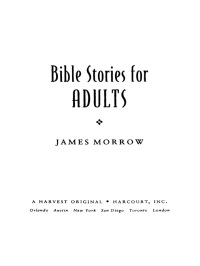 Omslagafbeelding: Bible Stories for Adults 9780156002448