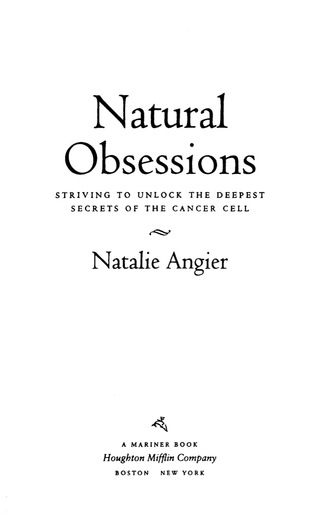 Imagen de portada: Natural Obsessions 9780395924723