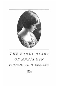 Cover image: The Early Diary of Anaïs Nin, 1920–1923 9780544396388