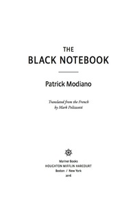 صورة الغلاف: The Black Notebook 9780544779822