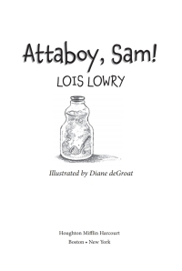 Cover image: Attaboy, Sam! 9780544582361
