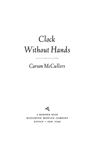 Imagen de portada: Clock Without Hands 9780395929735