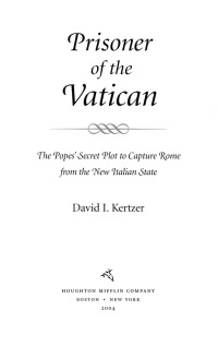 Immagine di copertina: Prisoner of the Vatican 9780547347165