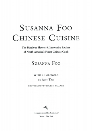 Cover image: Susanna Foo Chinese Cuisine 9780547347264