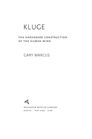 Cover image: Kluge 9780547238241