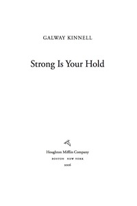 Imagen de portada: Strong Is Your Hold 9780544630932
