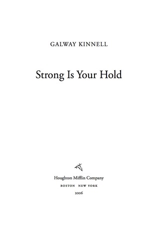 صورة الغلاف: Strong Is Your Hold 9780544630932