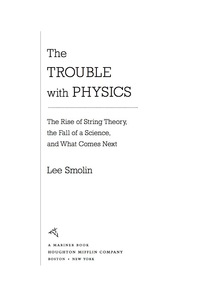 Imagen de portada: The Trouble with Physics 9780618918683