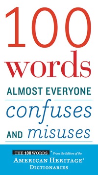 Cover image: 100 Words Almost Everyone Confuses and Misuses 9780544791190