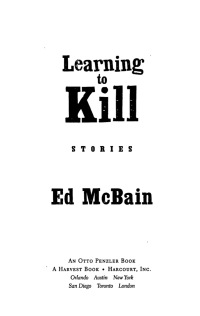Immagine di copertina: Learning to Kill 9780156031479