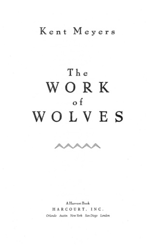 Imagen de portada: The Work of Wolves 9780156031424