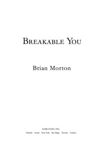 Cover image: Breakable You 9780156033176