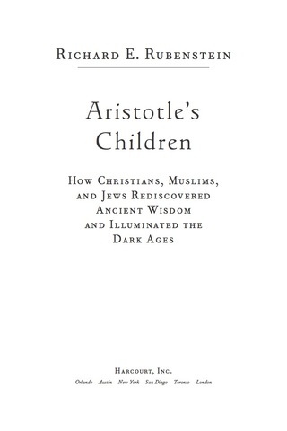 Cover image: Aristotle's Children 9780156030090