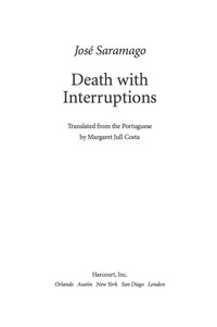 Cover image: Death with Interruptions 9780547247885