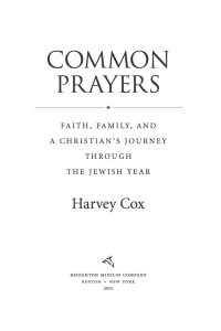 Imagen de portada: Common Prayers 9780618257331