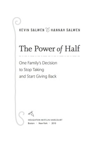 Cover image: The Power of Half 1st edition 9780547394541