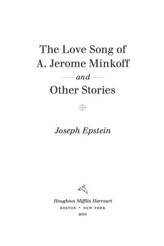 صورة الغلاف: Love Song of A. Jerome Minkoff 9780618721955