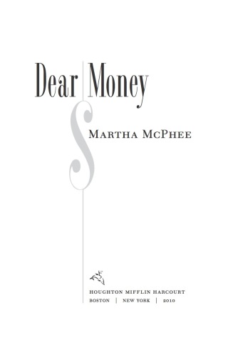Imagen de portada: Dear Money 9780547422541