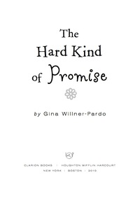 صورة الغلاف: The Hard Kind of Promise 9780547550176