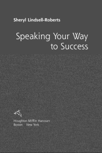Cover image: Speaking Your Way To Success 9780547255187