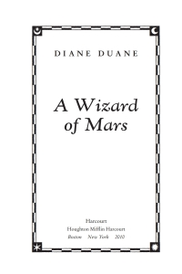 Immagine di copertina: A Wizard of Mars 9780152054496