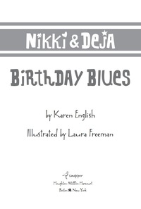 Cover image: Nikki and Deja: Birthday Blues 9780547248936