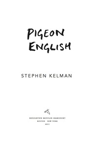 Titelbild: Pigeon English 9780547737423