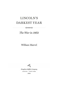Cover image: Lincoln's Darkest Year 9780618858699