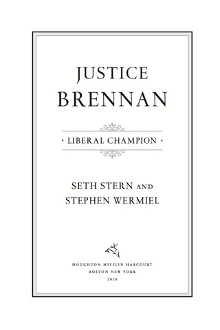 Cover image: Justice Brennan 9780547523897