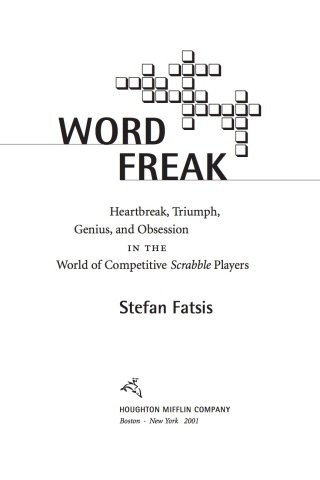 Cover image: Word Freak 9780618015849