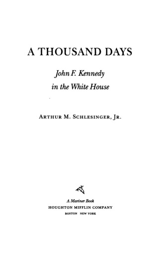 Titelbild: A Thousand Days 9780547524504