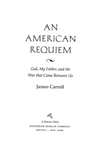 Cover image: An American Requiem 9780395859933
