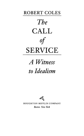Cover image: The Call Of Service 9780395710845