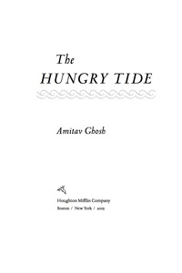Cover image: The Hungry Tide 9780618329977