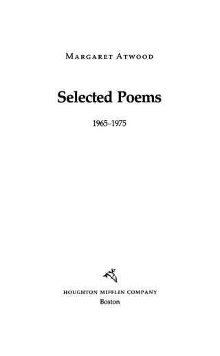 Cover image: Selected Poems 1 9780395404225