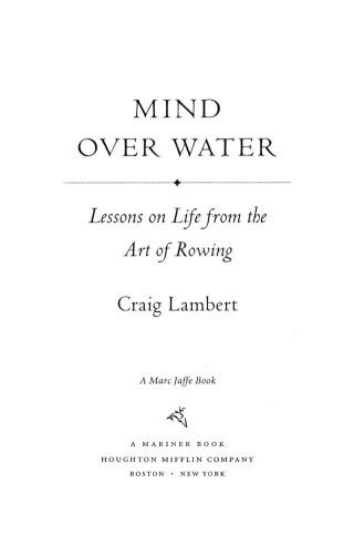 Cover image: Mind Over Water 9780618001842