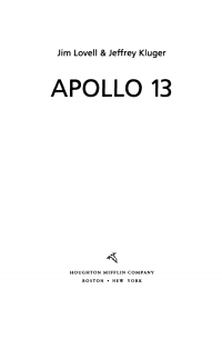 Cover image: Apollo 13 9780618619580