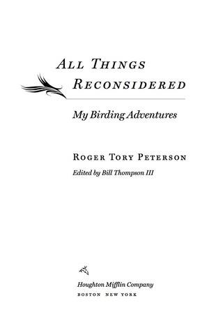 Imagen de portada: All Things Reconsidered 9780618926152
