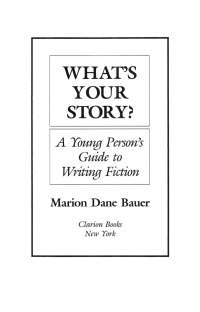 Cover image: What's Your Story? 9780547531687