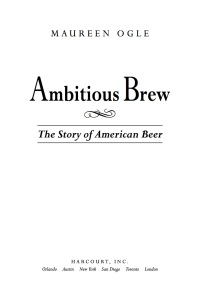 Omslagafbeelding: Ambitious Brew 9780156033596