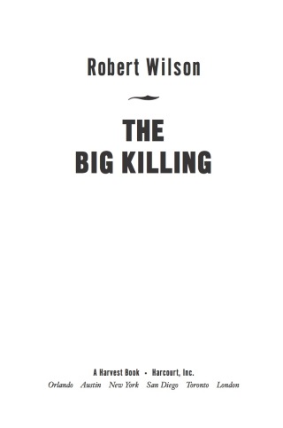 Cover image: The Big Killing 9780156011198