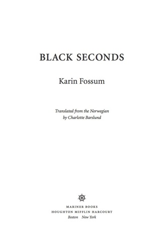 Immagine di copertina: Black Seconds 9780156034043