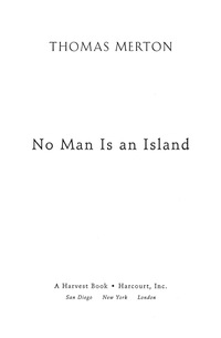 Imagen de portada: No Man Is an Island 9780156659628