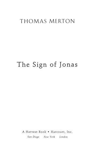 Imagen de portada: The Sign of Jonas 9780547544960