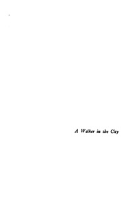 Immagine di copertina: A Walker in the City 9780156941761