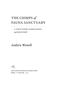 Cover image: The Chimps of Fauna Sanctuary 9780547737386