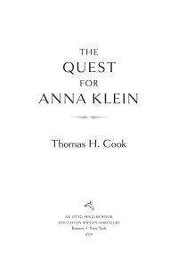 صورة الغلاف: The Quest for Anna Klein 9780547750408