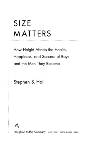 Cover image: Size Matters 9780547561387